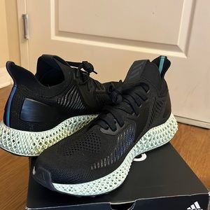 Adidas Alphaedge black athletic sneakers